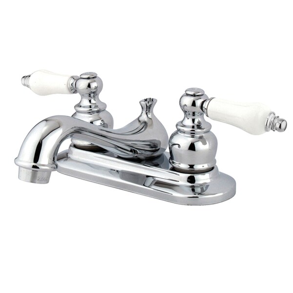 4" Centerset Bathroom Faucet, Chrome